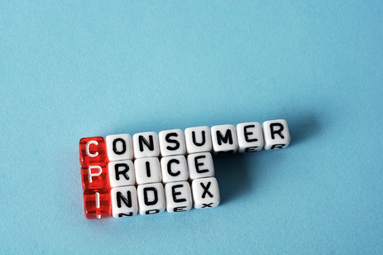36125377 Cpi Consumer Price Index Definition Acronym On Blue 